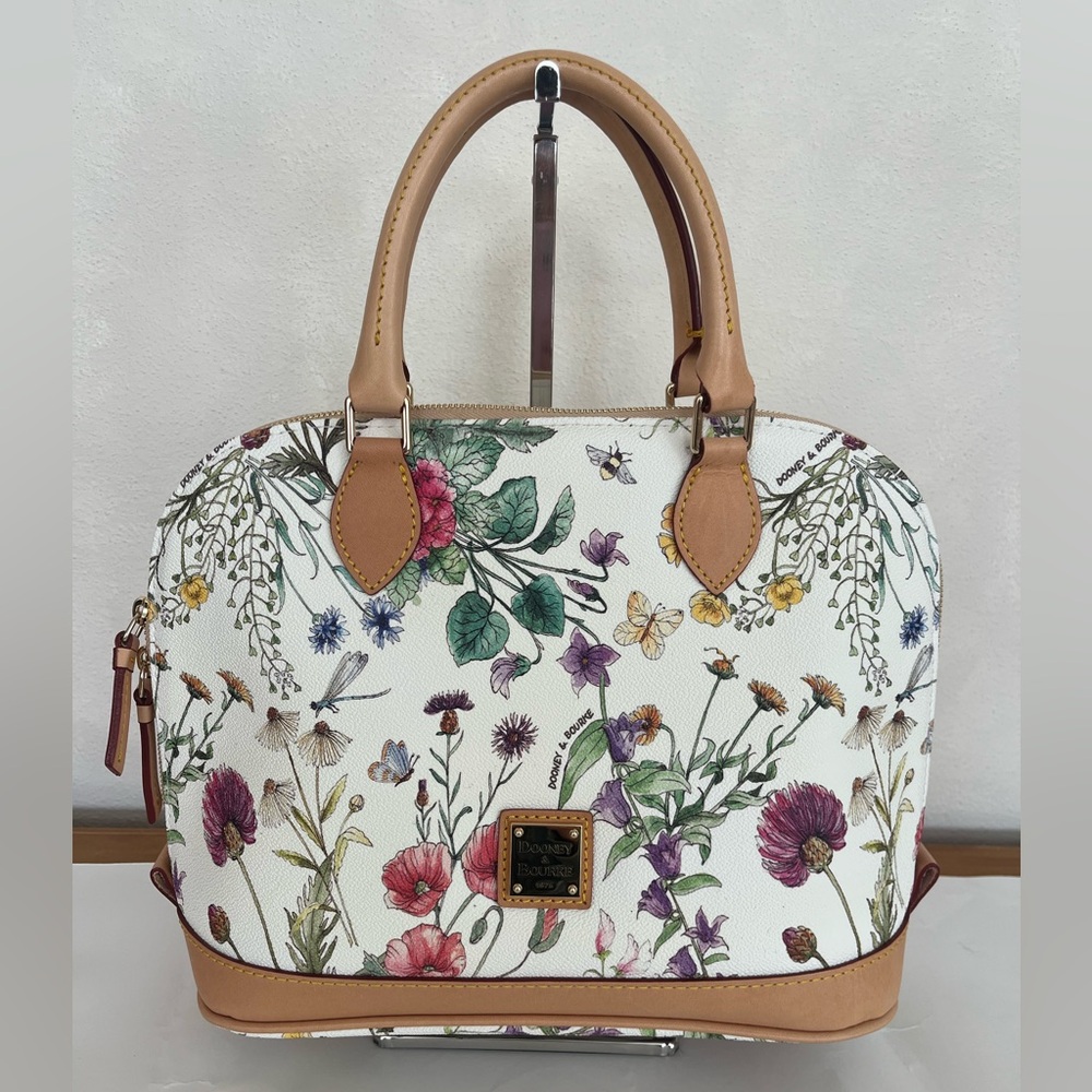 Dooney & Bourke Botanical Floral Satchel NWOT- Limited Edition